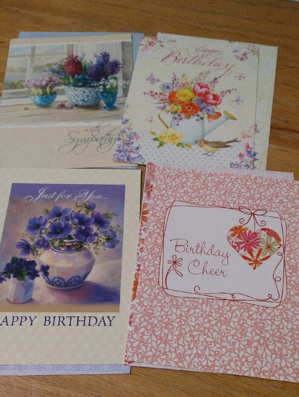 Assorted Floral Greeting Cards - Multicolor